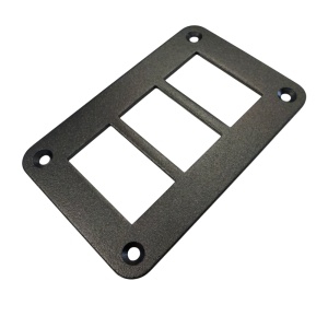 Panou montaj pentru 3 butoane tip Carling universal aluminiu negru ORE4x4 - Img 3