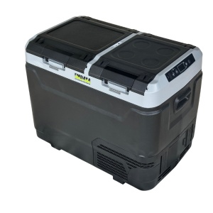 Portable car refrigerator and freezer 50 L, with compressor, 12V/24V/220V power supply, Bluetooth, digital control, -20°C +20°C EMD4x4