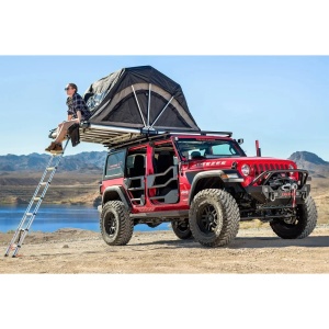 Portbagaj Dee Zee Hex pentru Jeep Wrangler JL & 4XE (2018-prezent) aluminiu negru Dee Zee