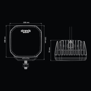 Proiector LED FOR9T 108×108