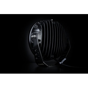 Proiector LED Siberia Night Ranger 7″, 80W, 6467 lm, rază 369m, 6000K, fascicul flood, lumină alb și chihlimbar, carcasă aluminiu negru, lentilă clar, suport inox, rezistent la apă și praf (IP67/IP69K), Strands