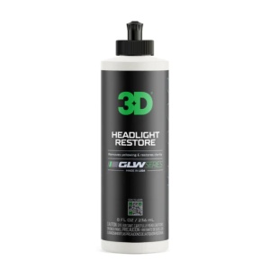 Restaurator Faruri GLW Series, Îndepărtare Oxidare Îngălbenire Zgârieturi, Protecție UV, Claritate Vizibilitate, Aplicare Ușoară, 3DProducts