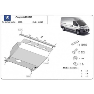 Scut auto metalic Peugeot