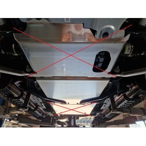 Scut cutie de viteza din aluminiu Ford Ranger Raptor (2023-2026) 4 mm Scut Protection - Img 5