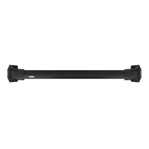 Vedere de deasupra a barelor transversale Thule Edge Wingbar Edge pentru Audi A4 Sedan (2016+).