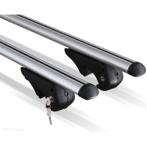 Set bare transversale portbagaj universal din aluminiu cu antifurt, 120 cm, max. 90 kg KVO - Img 4