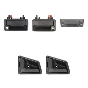 Set mânere uși și mâner portbagaj Suzuki Vitara (1988-1998): 2 interior, 2 exterior, 1 portbagaj