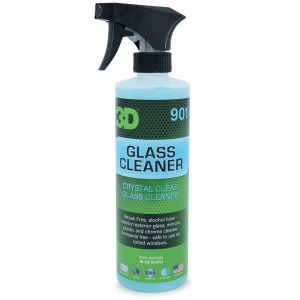 Solutie curatare geamuri 3D Glass Cleaner, fara urme, pe baza de alcool, auto si casnic, biodegradabila, 473 ml, 3DProducts