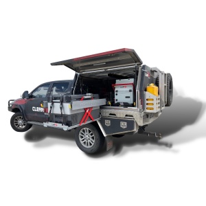 Suport culisant electric pentru frigider auto Clearview Power Slide M, universal, capacitate 180kg, Clearview