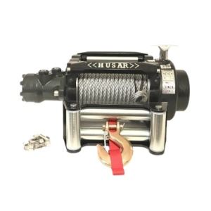 Troliu Hidraulic Husar Winch 18000lbs (8165kg) Cablu de Oțel 26.5m