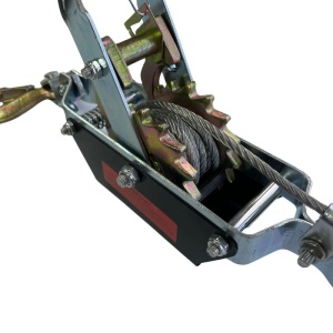Troliu manual 2000 kg cu dinți și cârlige duble Emd4x4 - Img 4