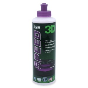 3D Speed, Pasta polish auto AIO one step cu ceara, elimina zgarieturi si holograme, 236 ml, 3DProducts