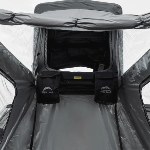 Anexă Multifuncțională, 300x300 cm, Material Oxford 210D cu Protecție UV50+ și Impermeabilitate 3000mm, Picioare Telescopice din Aluminiu, Ideală pentru Camping, Pescuit și Overlanding, Wild Land, pentru Cort Auto OrthFrame 130 / 180