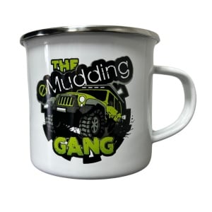 Cană Vintage eMudding Gang 350ml Alb Oțel Inoxidabil Emd4x4