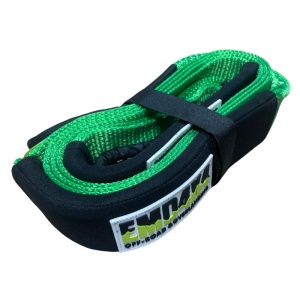 Car recovery strap 8t (8000kg) 3m x 50mm Green Emd4X4