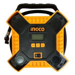 Compresor auto cu afisaj digital 12V 35l/min + Accesorii INGCO - Img 1