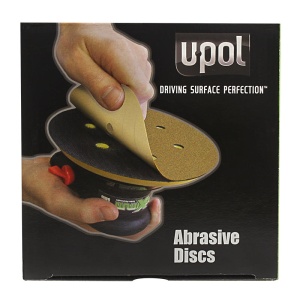 Disc Abraziv Hârtie Latex P80-P800, 150 mm, 15 Găuri, Granulație P150, U-POL Maximum, 3DProducts