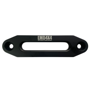 Fantă (ghidaj cablu) pentru trolii cu cablu sintetic, din aluminiu, negru, 20 cm, EMD4x4