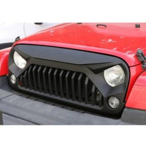 Grila Jeep Wrangler JK (2007-2018) Angry Bird Matte Black OFD - Img 2