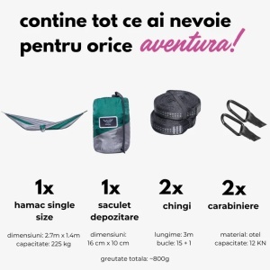 Hamac hikerjoy dark green