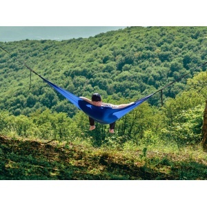 Hamac hikerjoy PRO albastru, ripstop 70D, 300 kg, hikerjoy