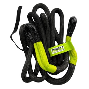 Kinetic towbar for vehicle recovery 22 mm x 9 m, 10.8 tons, black-green EMD4x4
