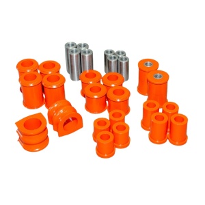 Kit bucse Nissan Navara D40 (2005-2014) Poliuretan Portocalii 75 ShA Elast-Pol