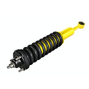 Componentă de suspensie +5cm pentru Toyota Land Cruiser 90, cu amortizor și arc elicoidal montat.