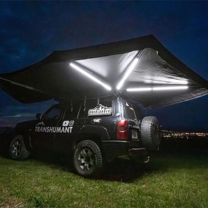 Marchiza 270* XL cu LED Overlander Gri