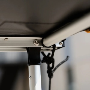 Marchiză auto CampTalk, 200 x 250 x 210 cm, acoperire 5 m², 10 kg, rezistent la apă, montaj rapid, compatibil cu orice mașină echipat cu bare transversale sau roof rack