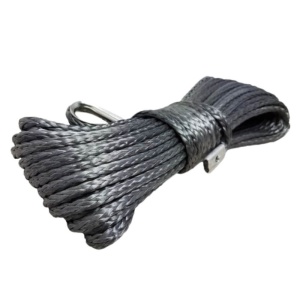 Plasmă sintetică troliu ATV 5mm x 15m, 2.9t (2900kg), gri Power Line