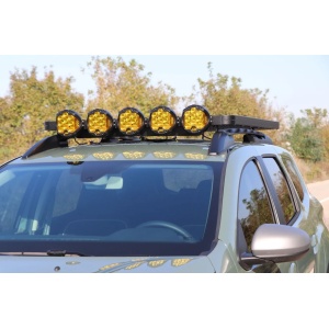 Portbagaj Aluminiu Slim Dacia Duster 2023+, 135 x 126 cm, AQM4WD T40