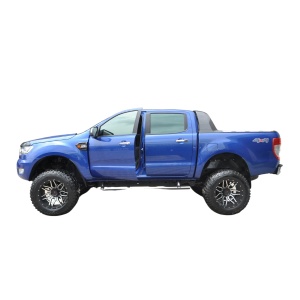 Praguri laterale electrice iluminate LED Ford Ranger Super Crew Cab (2012-prezent) retractabile T-Max