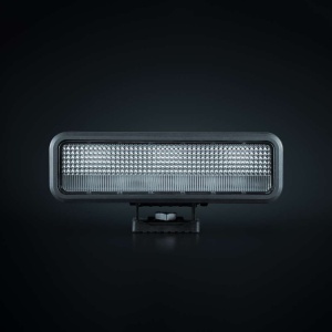 Vedere frontală a lentilelor proiectorului LED Strands Skylord EXP Duo 42W, cu protecție IP69K.