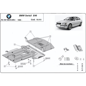 Scut auto metalic BMW