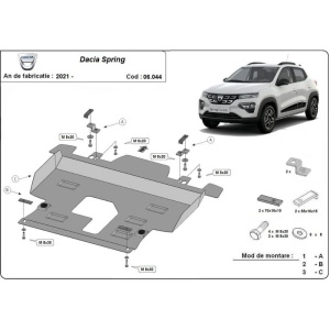 Scut auto metalic Dacia