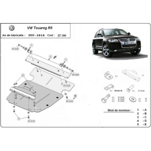 Scut auto metalic Volkswagen