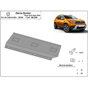Scut bara fata Dacia Duster 2018 - 2023