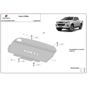 Scut radiator metalic Isuzu