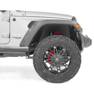 Set protectii interioare aripi fata si spate pentru Jeep Wrangler JL / 4XE (2018-prezent), constructie din otel, Rough Country - Img 4
