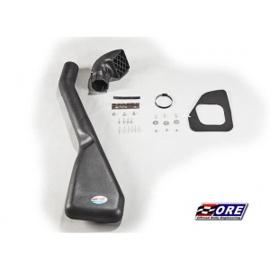Componentele kitului de snorkel ORE4X4 pentru Land Rover Defender TD4/TD5.