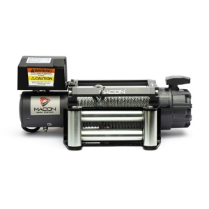 Troliu electric auto Macon Master 13000lbs (5897KG) 12V cablu de otel 26m Raport 216:1