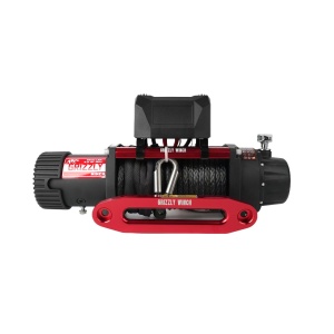 Troliu electric Grizzly auto Winch 9500lbs (4310kg) 12V Cablu Sintetic 25m Raport 150:1