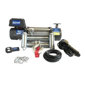 Troliu Husar Winch 10000lbs (4536kg) 12V Cablu de Oțel 28m