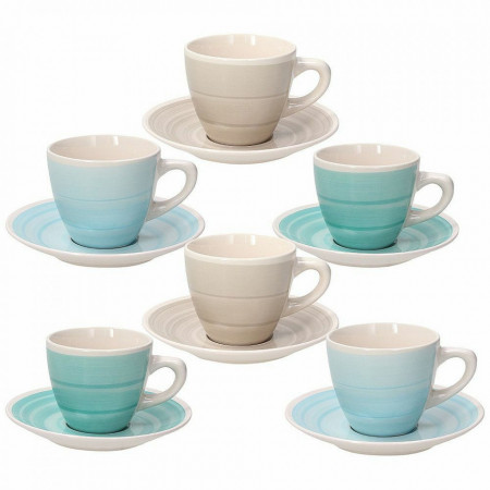 Set ceai ceramica 6buc. 20cl Almeida Louis