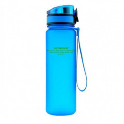 Sticla apa Uzspace Tritan, fara BPA cu capac 1000ml albastru