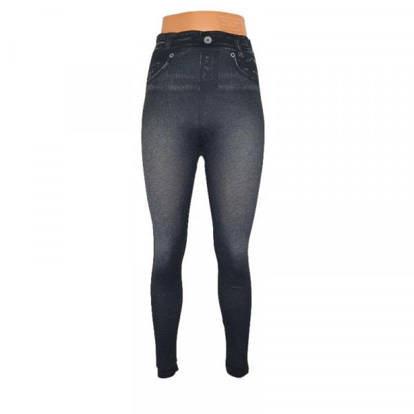 Colanti dama imprimeu denim