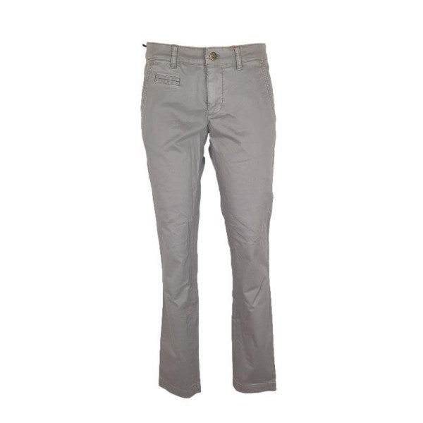 Pantalon dama casual culoare gri deschis