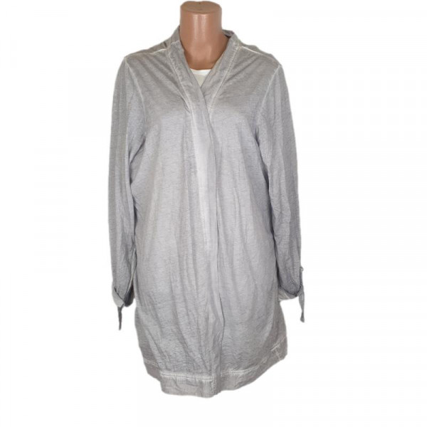 Cardigan dama culoare gri compozitie bumbac