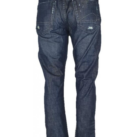 Blugi barbati culoare albastru marime S/M - Img 2